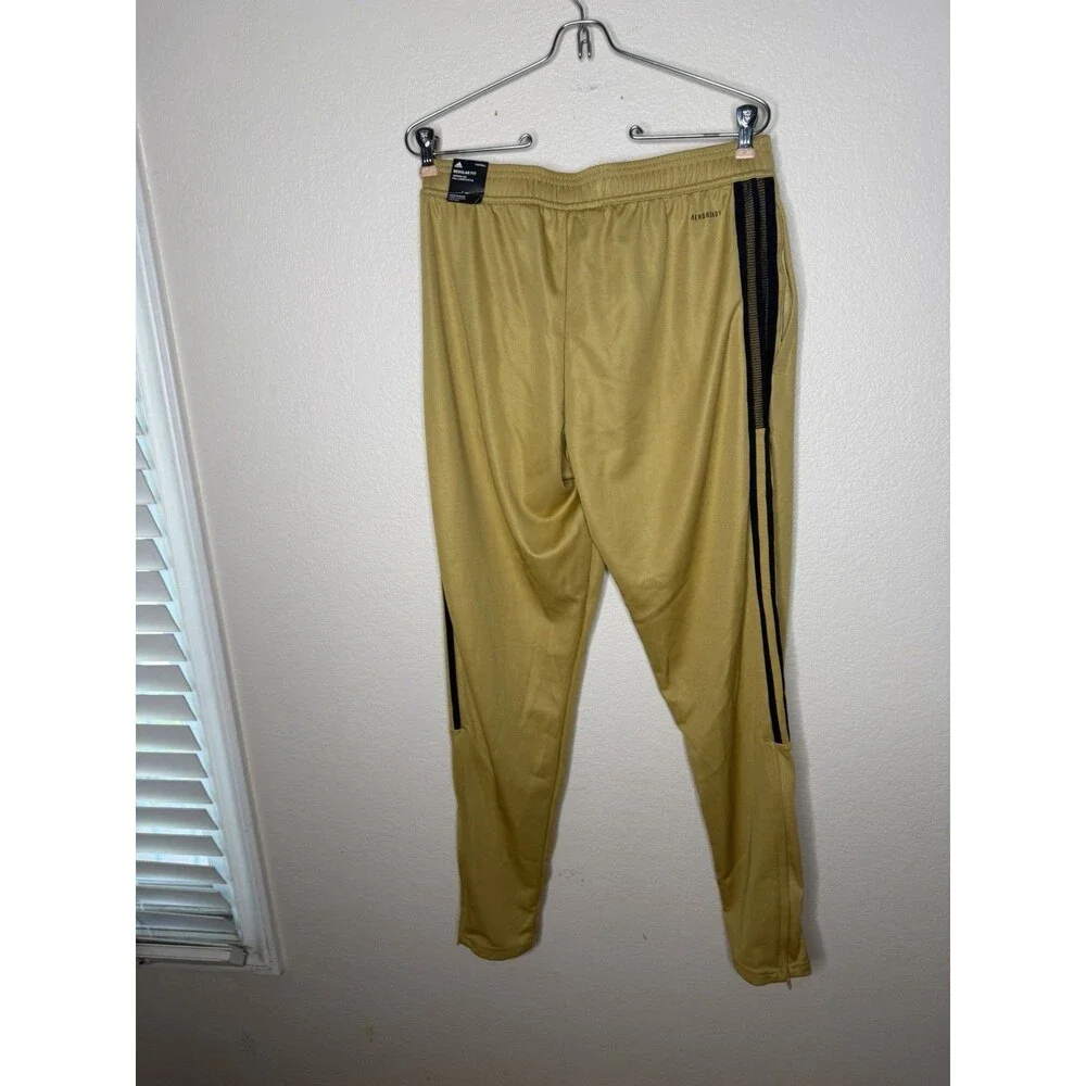 Adidas Mens Joggers Track pants Adidas tiro pants Sz M Gold Soccer Football - Picture 13 of 14